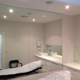 Opposite room mirrored wall in psyche revived 2.6mx2m. Double Bay