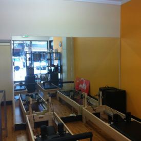 Surry hills pilates studio. 3m wall with polished edge mirrors